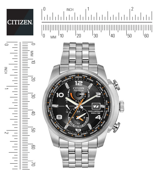 Citizen Citizen Eco-Drive World Time A-T AT9010-52E World Time A-T